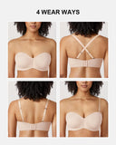 Full Support Non-Slip Strapless Minimizer Bra