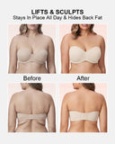 Full Support Non-Slip Strapless Minimizer Bra