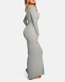 All-in-One Shapewear Dress with Built-In Bra