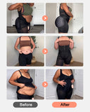 Faja posparto de control abdominal con cremallera en la entrepierna