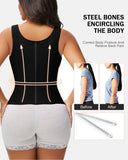 Double-Layer Tummy Control Waist Shaper Vest With Bra