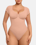 V Neck Tummy Control Seamless Shapewear