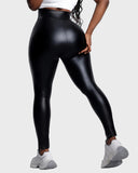 Ultra-Warm Fleece Lined Faux Leather Leggings for Women