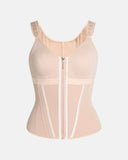 Double-Layer Tummy Control Waist Shaper Vest With Bra