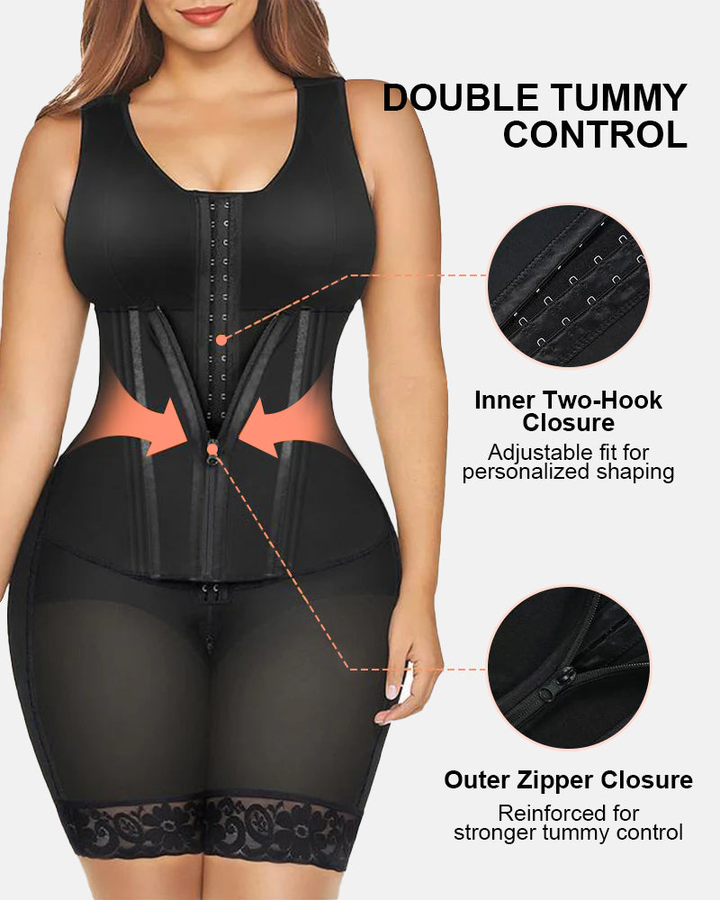 Colombian Faja with Double Abdominal Control & Full Body Sculpting