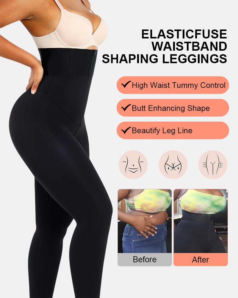 Leggings moldeadores con cintura elástica AirSlim ElasticFuse
