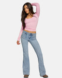 Slim-Fit Square Neck Top