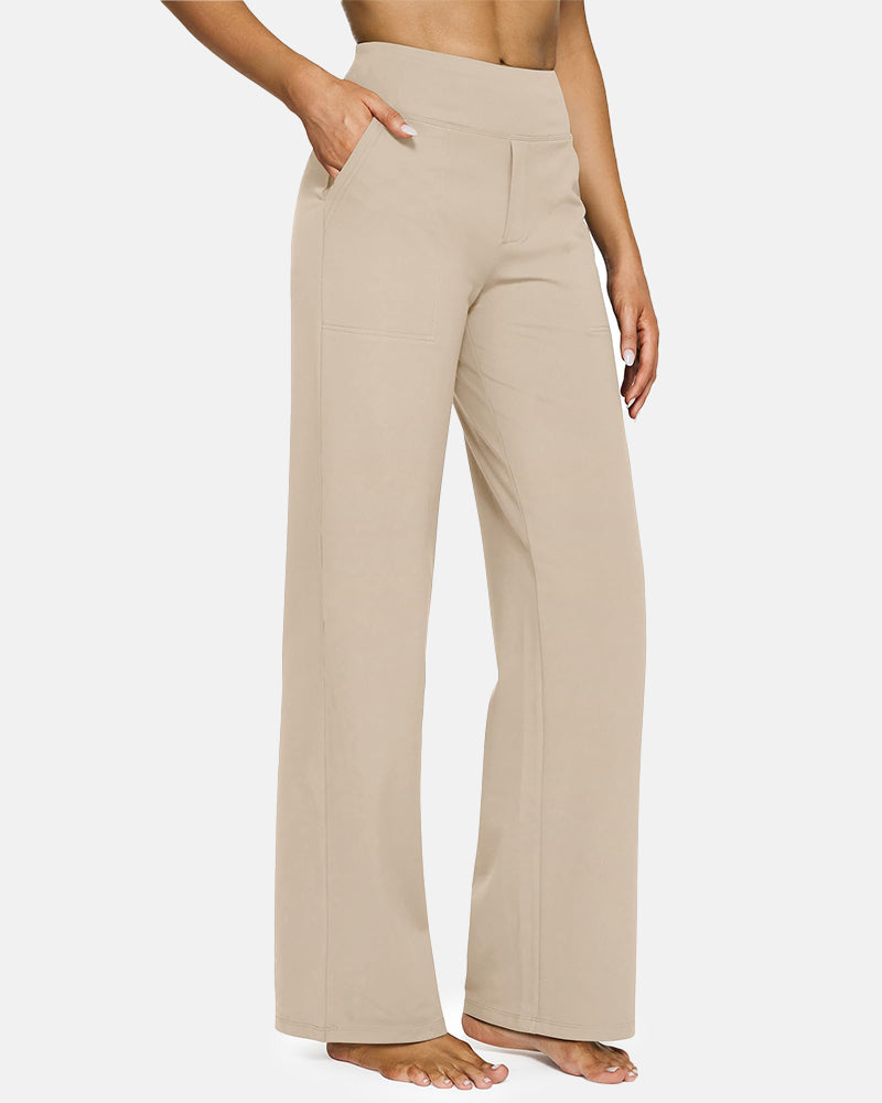 Women's Slimming High-Waist Wide Leg Pants