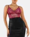 Lace Shapewear Thong Tummy Control Bodysuit