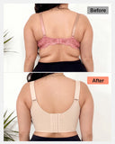 Sujetador Push-Up de Gel Alisador para Espalda – Soporte Sin Costuras para Tallas Grandes