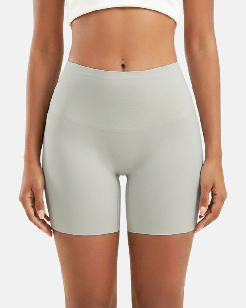 Pantalones cortos de faja sin costuras de cintura alta que controlan el abdomen
