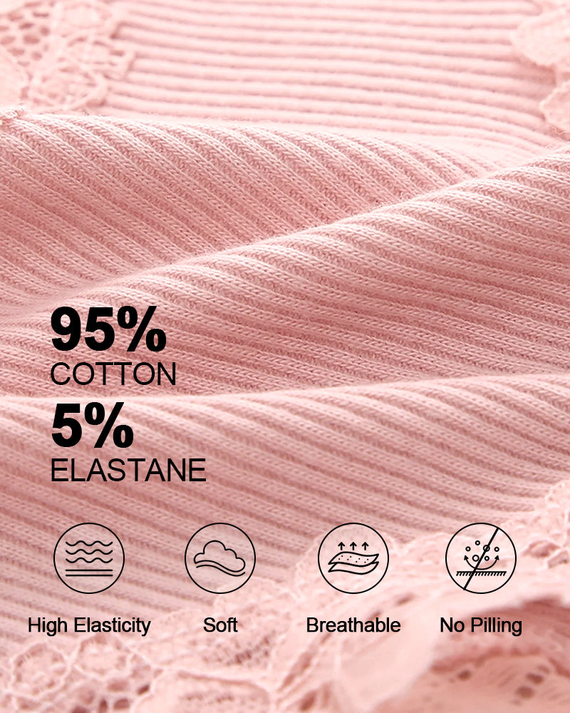 Comfy Cotton Sexy Cheeky Panties 10-Pack