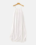 Women's Solid Color Backless Cami Dress