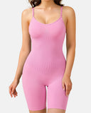 Women Tummy Control Bodysuit Mid Thigh Body Shaper