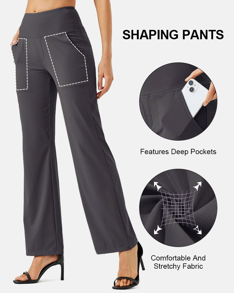 Women's Slimming High-Waist Wide Leg Pants