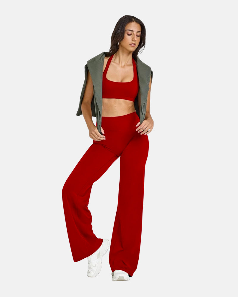 SoftMotion Straight Leg High Waisted Loose-Fitting Casual Pants
