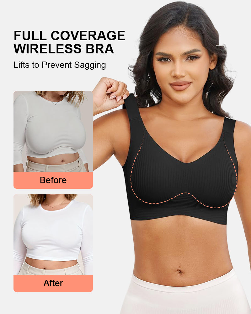 Comfort Full Coverage Wireless Lightly Lined Bra