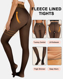 Warm Fleece Tights Slim Fit Tummy Control For Every Skin Tone