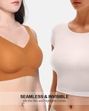 Full-Coverage Push-Up Seamless Wireless Bra