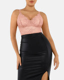 Lace Shapewear Thong Tummy Control Bodysuit