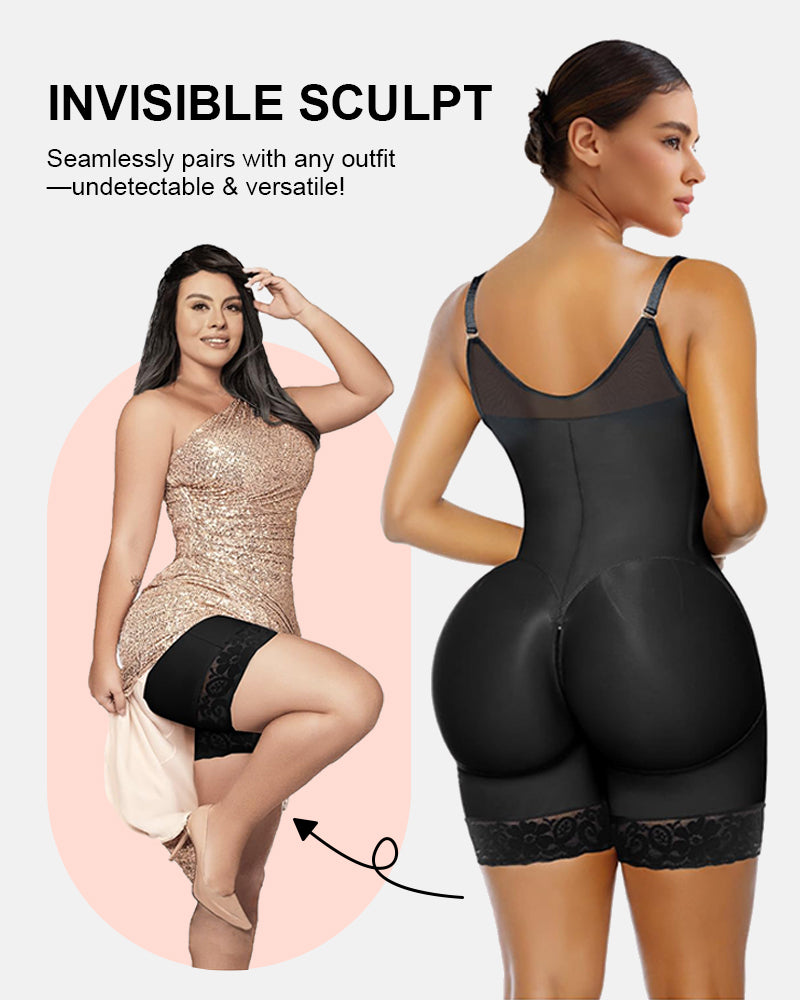 Overbust Fajas Colombianas Shapewear for Women Tummy Control Brief Shaper for Summer Shorts and Skirts