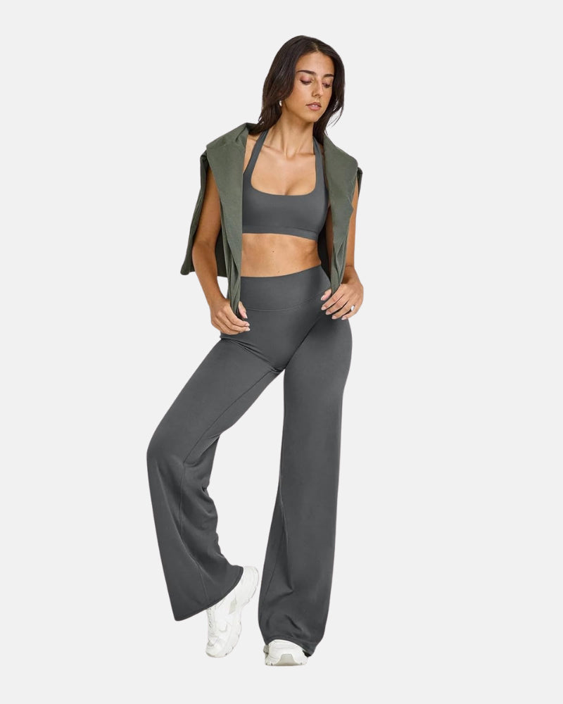 SoftMotion Straight Leg High Waisted Loose-Fitting Casual Pants