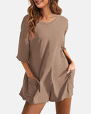 Women’s Loose-Fitting Casual Jumpsuit