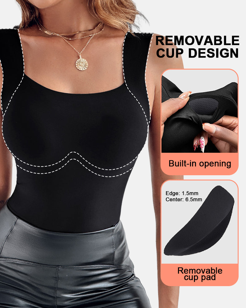 Shapewear Seamless Tank with Built-In Bra