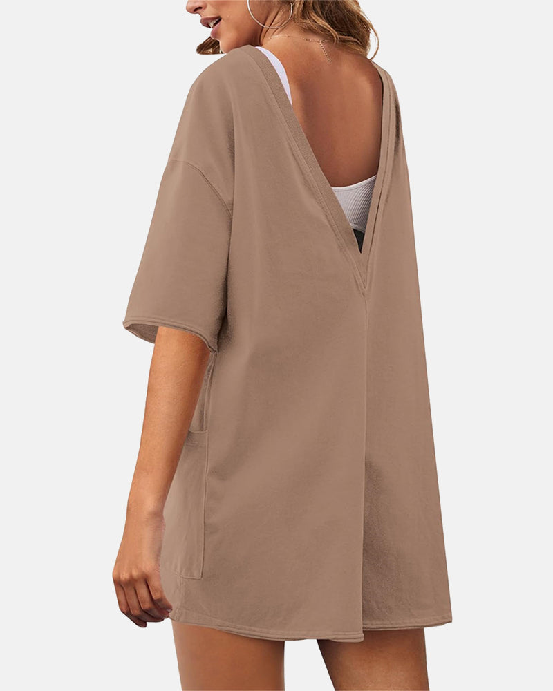 Women’s Loose-Fitting Casual Jumpsuit