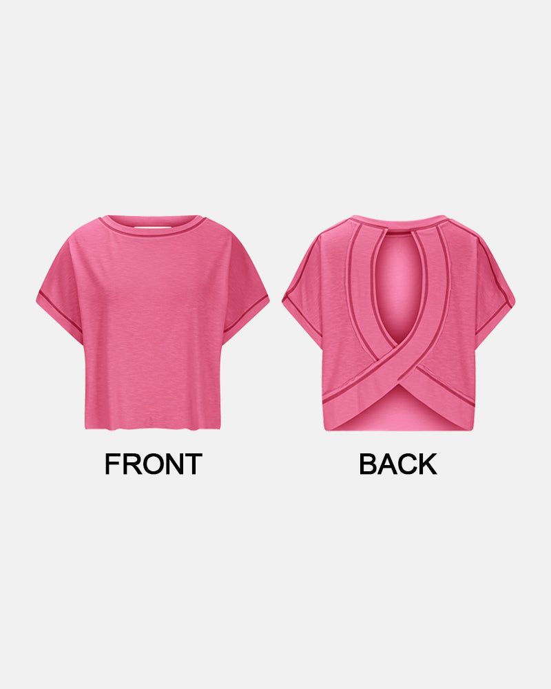 Camisetas sin mangas con tirantes finos, bordado troquelado y cuello redondo