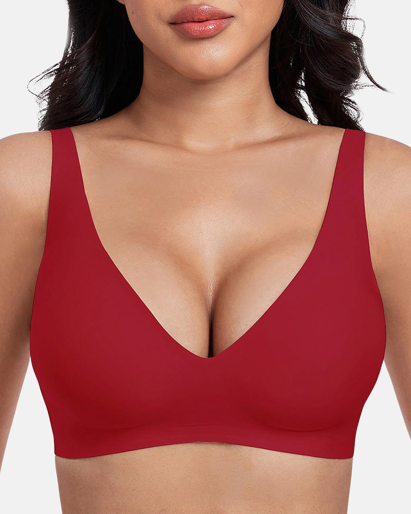 Jelly Seamless Wireless Push-Up Bra