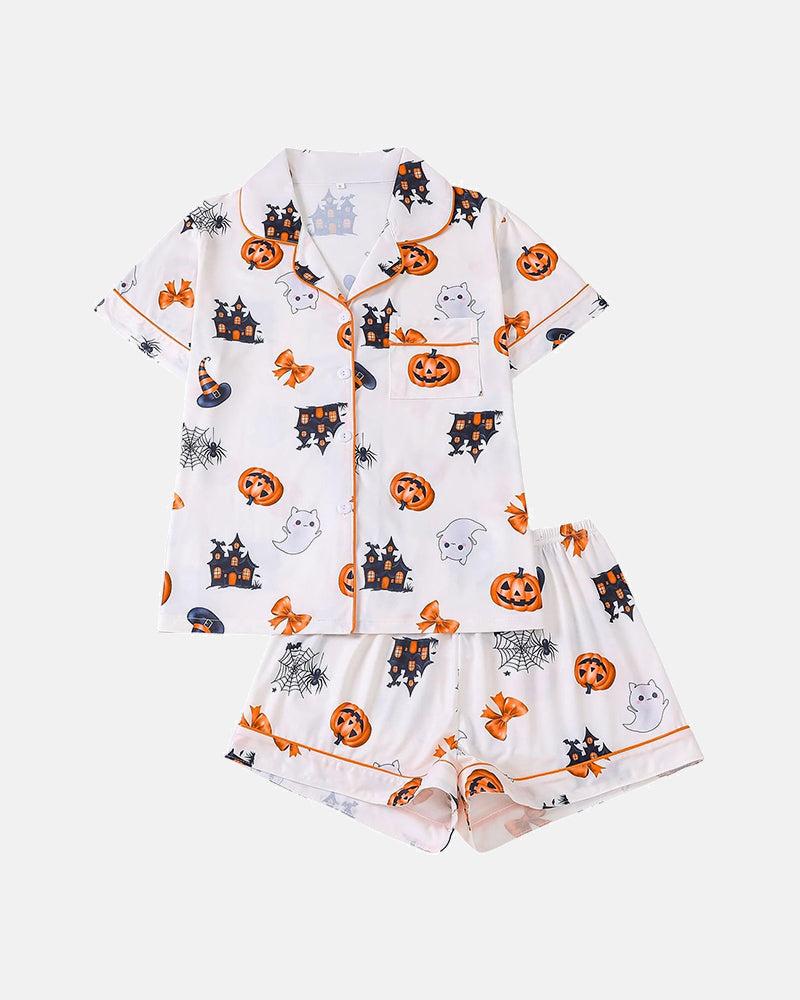 2025 Happy Hallowee Pajama Sets For Women