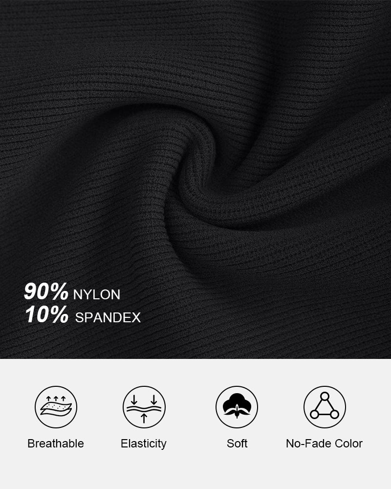 Stretchy Ribbed Seamless Jumpsuit with Integrated Support