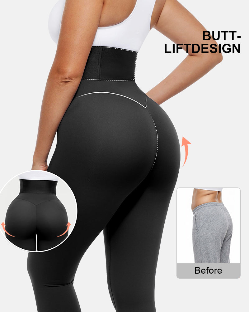 Leggings moldeadores con cintura elástica AirSlim ElasticFuse