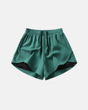 Pantalones cortos casuales de verano de dos piezas simuladas deportivos