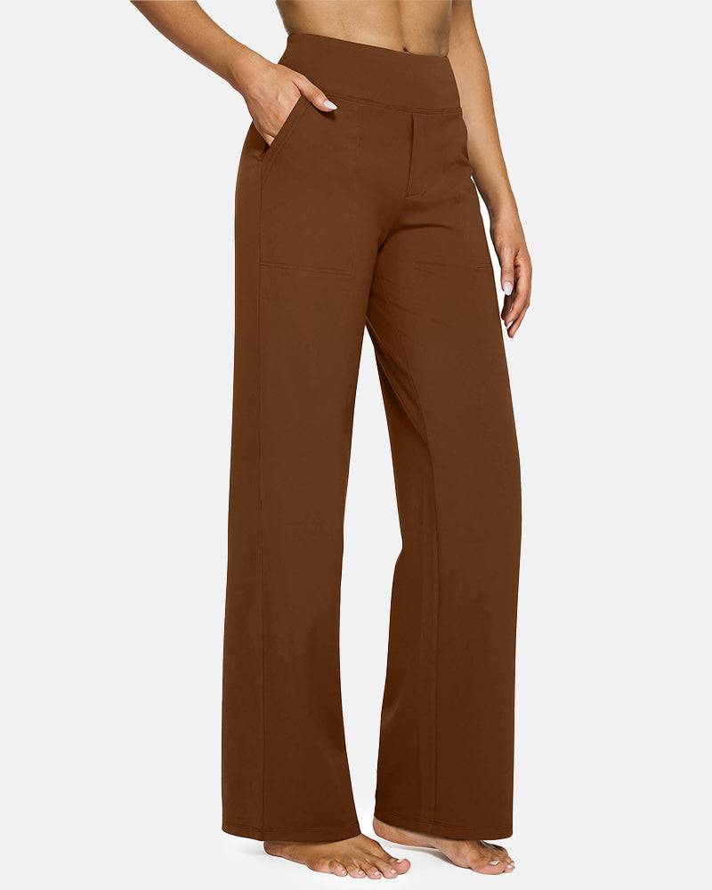 Women's Slimming High-Waist Wide Leg Pants