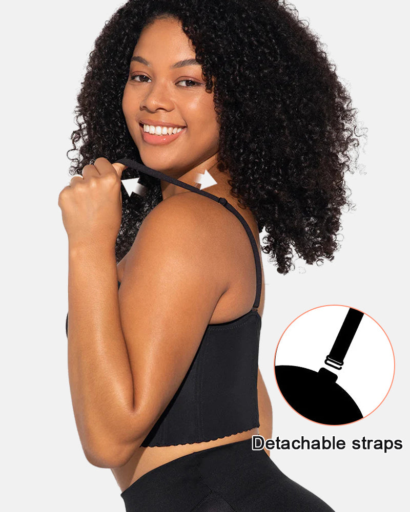 Non-Slip Strapless Longline Support Bra