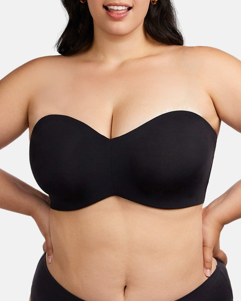 Full Support Non-Slip Strapless Minimizer Bra