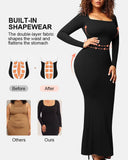 All-in-One Shapewear Dress with Built-In Bra