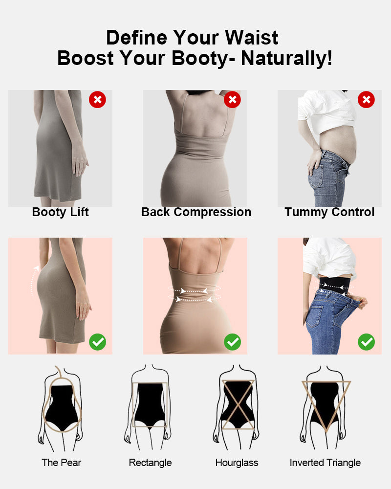 Breathable High Waisted Tummy Control Shapewear Butt Lifting Seamless Shorts