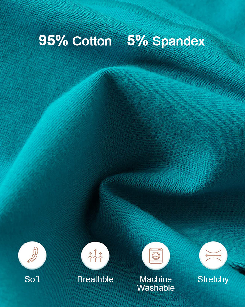 Women's Plus Size Cotton High Waisted Briefs 4-Pack