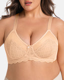 Smoothing Minimizer Bra Wireless Support for Large Bust