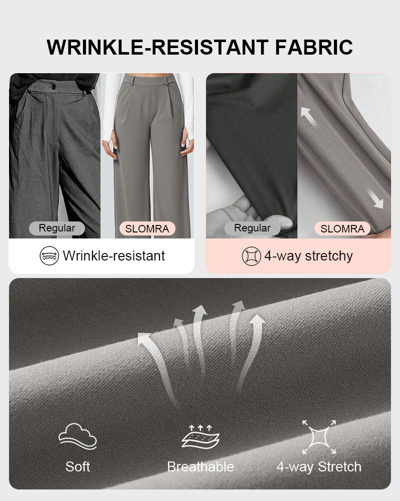 High Waisted Work Pants for Women