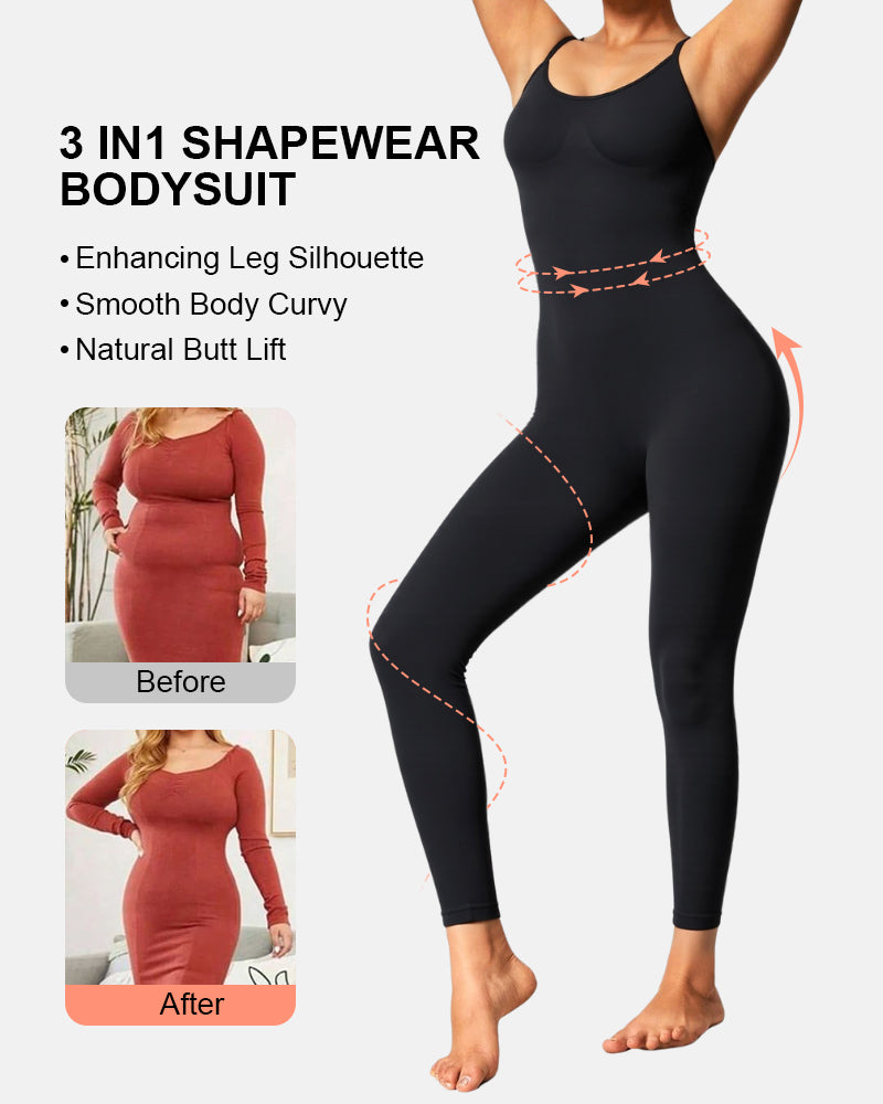 Seamless Full Body Compression Bodysuit