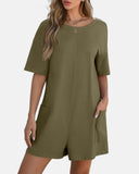 Women’s Loose-Fitting Casual Jumpsuit