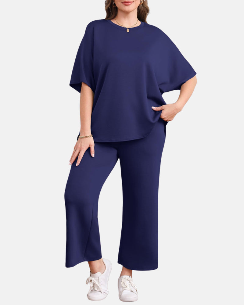 Conjunto de Salón Relax AERIA™ – Edición Pantalones de Pierna Ancha