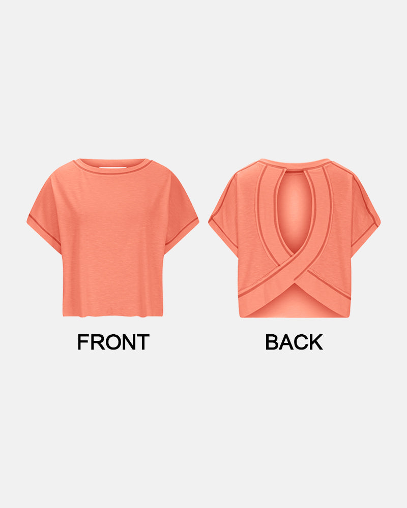 Camisetas sin mangas con tirantes finos, bordado troquelado y cuello redondo