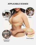 Slimming Arm Compression Top with Chest Support and Back Posture Correction