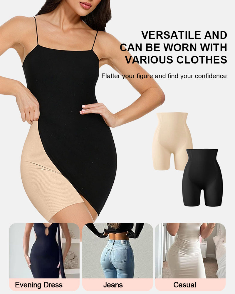 Breathable High Waisted Tummy Control Shapewear Butt Lifting Seamless Shorts