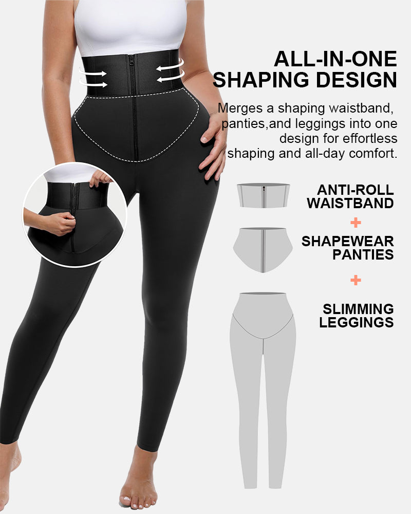 Leggings moldeadores con cintura elástica AirSlim ElasticFuse